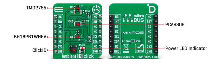 Location Circuit - Mikroe Ambient 14 Click